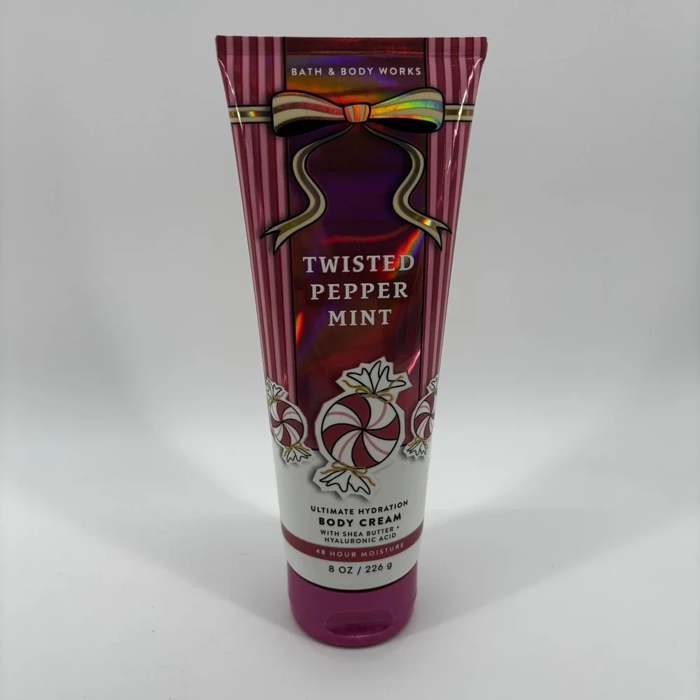 Bath & Body Works Twisted Peppermint Ultimate Hydration‎ Body Cream  8oz